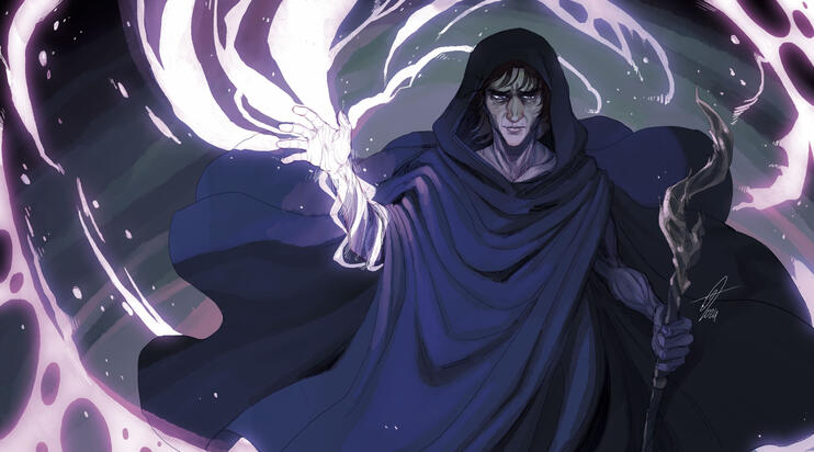 Viktor, digital illustration, 45 x 25 cm, 2024