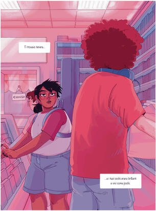 Comic page from *Libera*, digital drawing, 21 x 28 cm, 2024