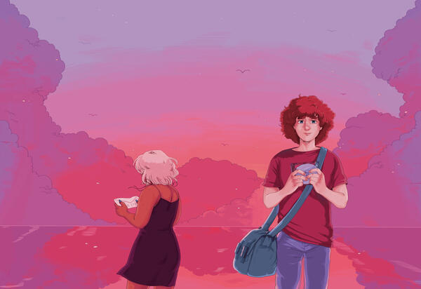 Libera Cover, digital drawing, 48 x 33 cm, 2024